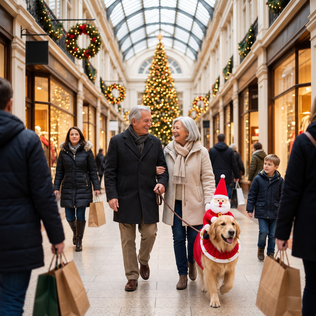 Santa Christmas Costume for Dogs