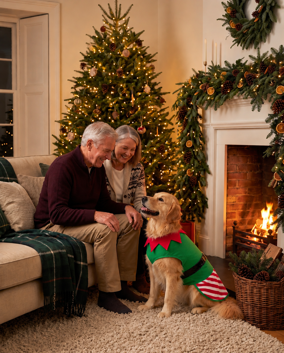 Christmas Elf Costume for Dogs